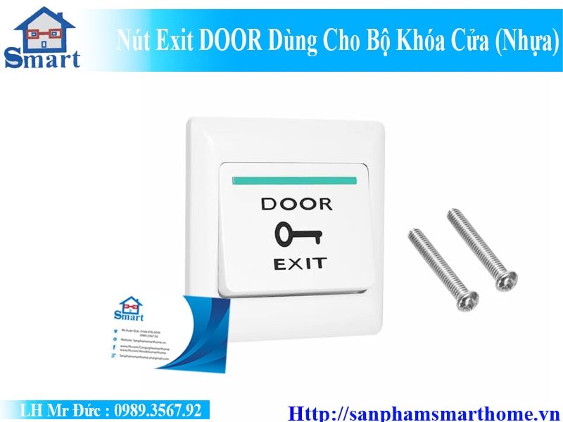 Nút Exit DOOR Dùng Cho Bộ Khóa Cửa (Nhựa) 2